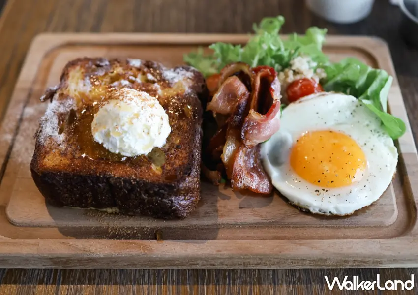 ▲東京必去咖啡廳推薦！市谷 No.4 最強法式吐司，台灣人東京早午餐必收。