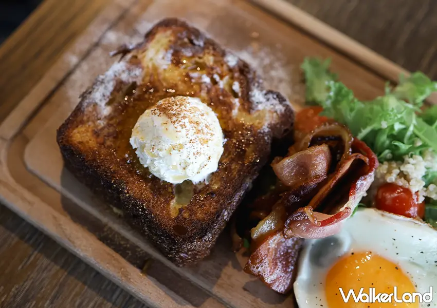 ▲東京必去咖啡廳推薦！市谷 No.4 最強法式吐司，台灣人東京早午餐必收。