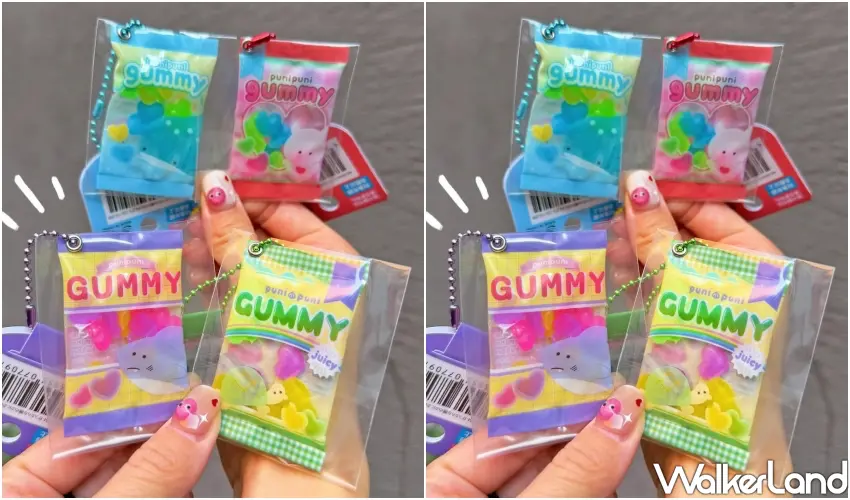 ▲全家開賣療癒系「YELL 水族館果凍袋造型吊飾」。