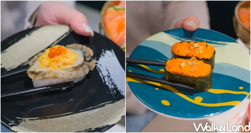 ▲爭鮮攜手湯鎮瑋老師，依財運、戀愛運、事業運、健康運推薦對應壽司品項。（攝影：張人尹）