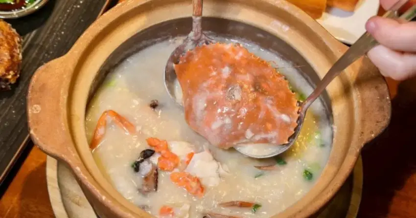 讓黃仁勳吃完也點頭的神級粥品！「十二月 粥品 • 茶飲 • 私房菜」濃郁到停不下來的鮮美滋味。