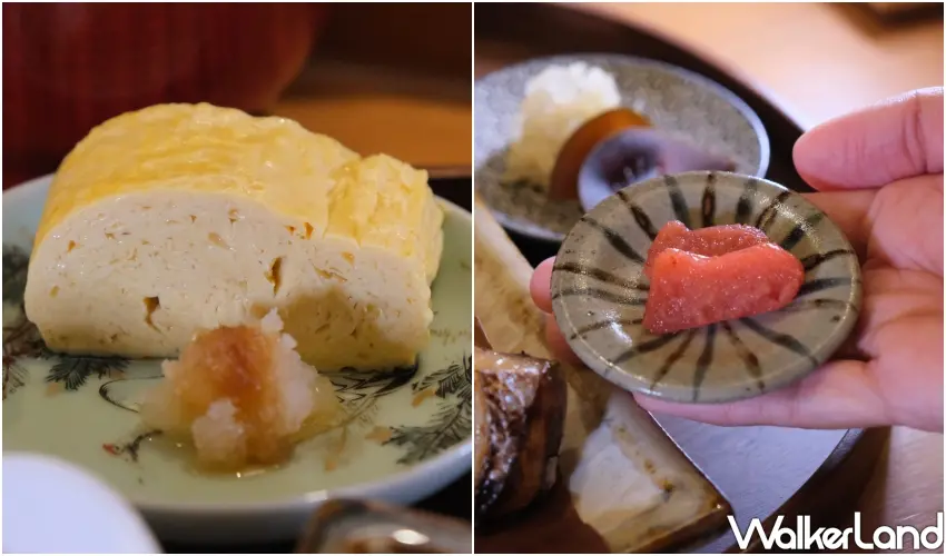 ▲「朝炭」烤魚定食的小菜、漬物等都是店內自製,和烤魚搭配出不同滋味。(攝影:鄭雅之)