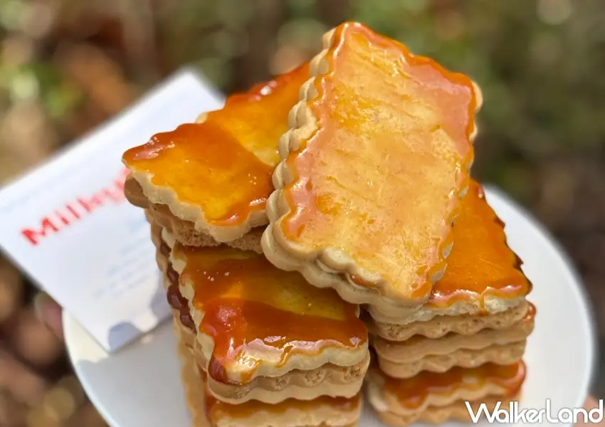 ▲豆府餐飲集團引進 MilkyShop 焦糖奶油夾心餅，2 月雙城百貨快閃登場。