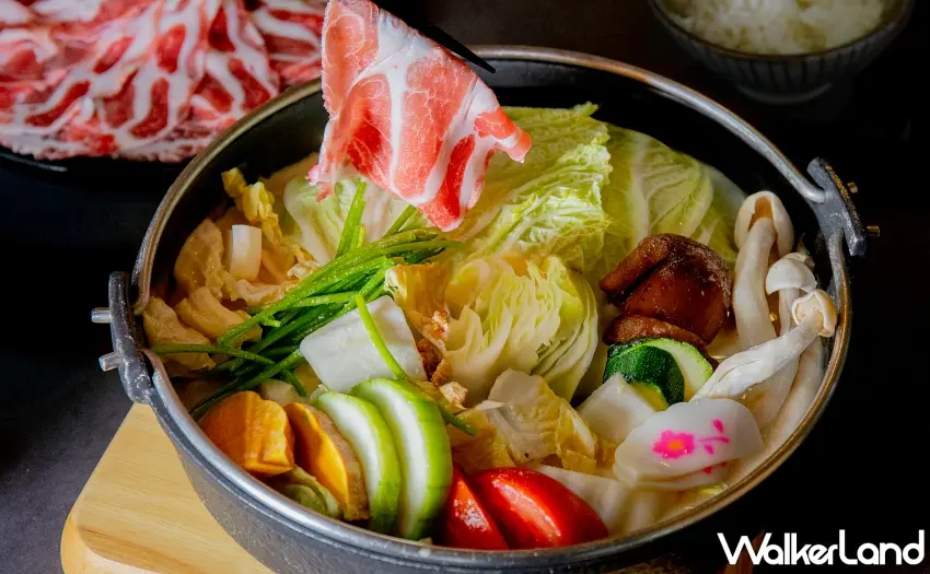 ▲晚餐可選擇日光璽舞壽喜燒或新品味噌腐乳鍋，享受暖心的鍋物饗宴。圖／綠舞國際觀光飯店提供；窩客島整理