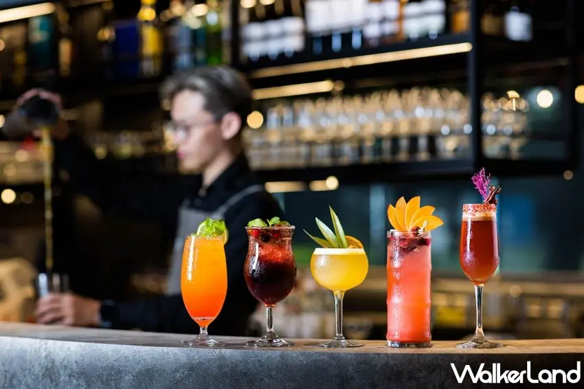 ▲桃園高爾夫俱樂部．悅華大酒店Bon Bar春節微醺派對活動，特色調酒及無酒精飲品等任選5杯享最高55折。圖／桃園高爾夫俱樂部．悅華大酒店提供；窩客島整理