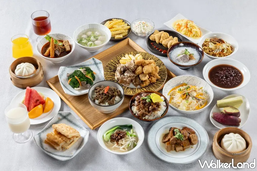 ▲桃園高爾夫俱樂部．悅華大酒店晚間8點後的溫暖消夜食堂，豐富菜色深受旅人喜愛。圖／桃園高爾夫俱樂部．悅華大酒店提供；窩客島整理