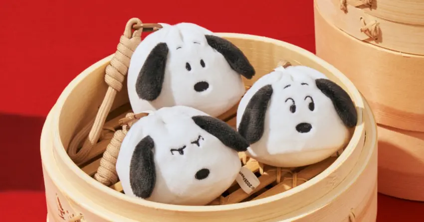 史努比小籠包！威秀影城史努比小籠包吊飾必買，史努比小籠包內線舒壓球。