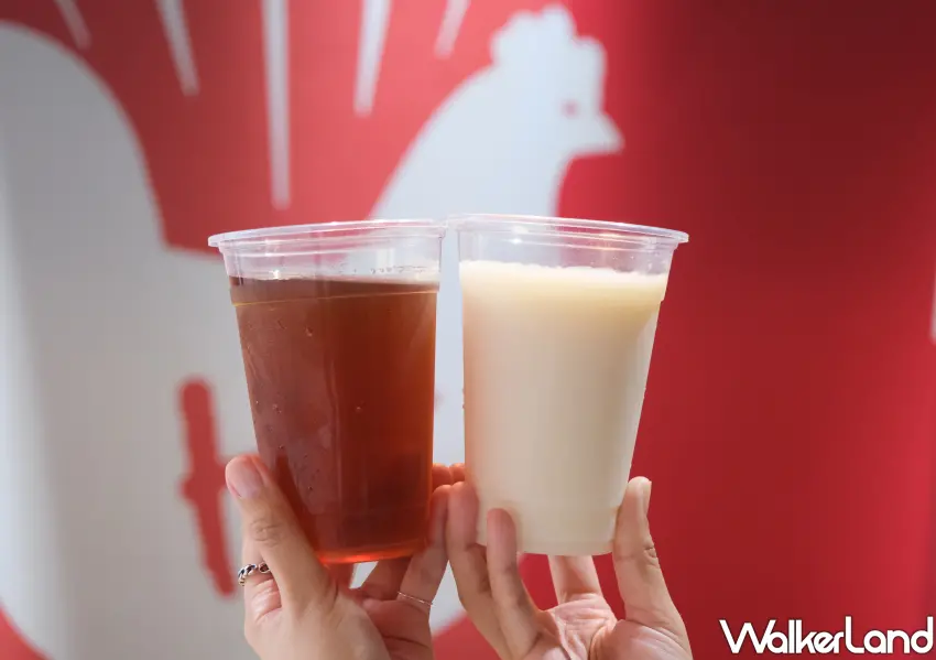 ▲建議大家試試「墨西哥肉桂米飲」特色飲料，獨特風味與辣炸雞意外契合。（攝影：鄭雅之）