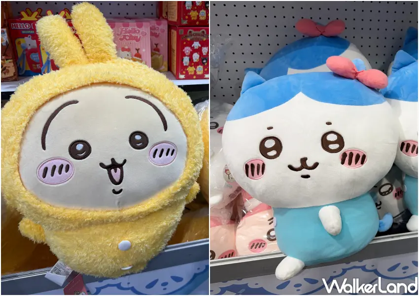 ▲2026台北動漫節可以找到吉伊卡哇萬聖節、黑魔法、蜜蜂、妖精系列，滿額還送吃飯糰小桃娃娃、哥布林娃娃。(攝影：鄭亦庭)