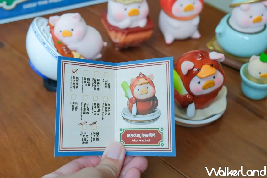 ▲Lu家小館系列盲盒強調細節與把玩性，成為粉絲必收的美食主題收藏。（攝影：張人尹）