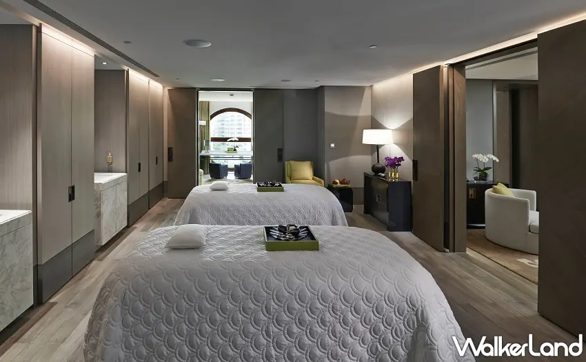 ▲芳療中心於浪漫時節精心打造專寵雙人體驗，讓愛侶共度舒壓時光。 圖／台北文華東方酒店提供；窩客島整理