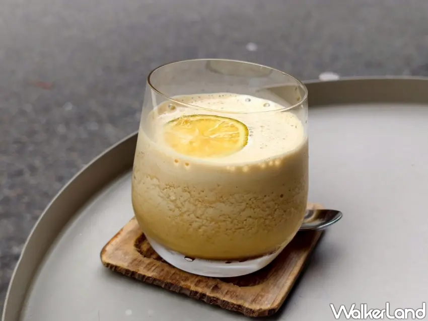 ▲「碎檸檬」為咖啡檸檬冰沙,為「夏野豆行」夏日消暑首選。(攝影:楊婷雅)