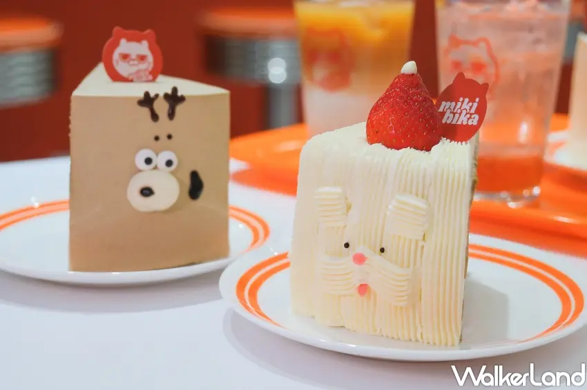 ▲mikibika 位於雙連站、赤峰街周邊，以狗狗臉與貓咪臉造型水果鮮奶油蛋糕成為話題焦點。（攝影：張人尹）