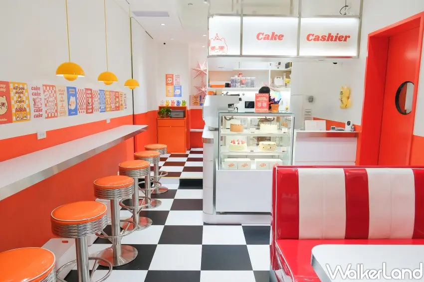 ▲mikibika 甜點屋結合可愛造型蛋糕與美式復古風格，內用外帶都很適合慶生分享。（攝影：張人尹）