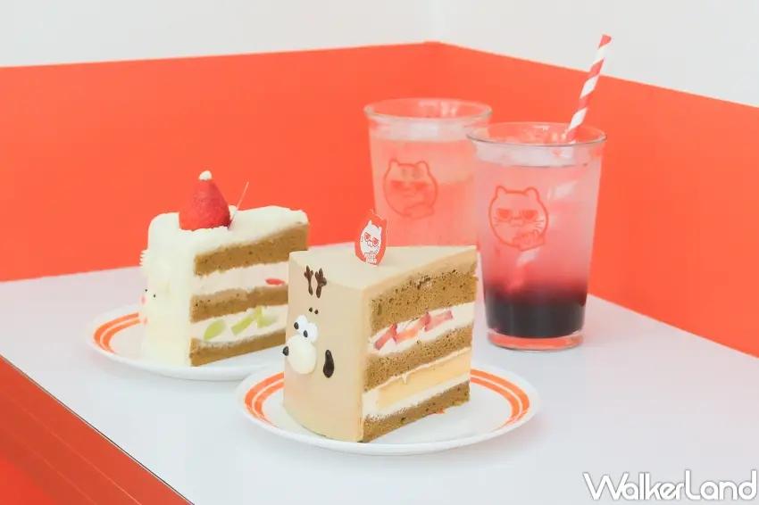 ▲mikibika 草莓伯爵布丁蛋糕以狗狗臉造型搭配伯爵茶香與布丁內餡，外型口味都吸睛。（攝影：張人尹）