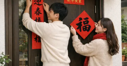 2026除夕貼春聯全攻略！把握黃金6小時招財運，命理老師點出6大禁忌千萬別犯。