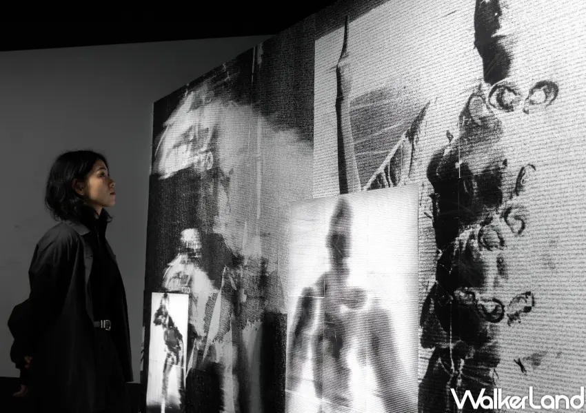 ▲中山站免費展覽展出單元劇影像，以女性戰士為主角，挑戰既有英雄形象，並讓人重思歷史、文化中性別角色的塑造。