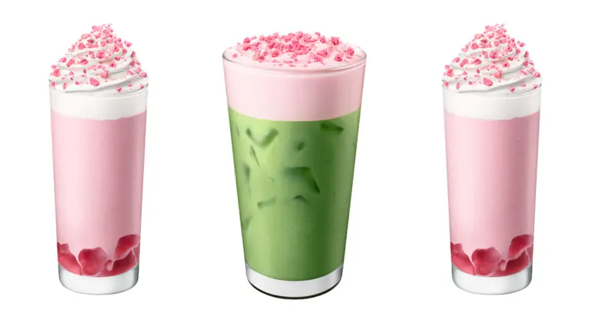 星巴克草莓星冰樂搶先喝！超萌貓咪吐司、櫻花外帶杯必收藏。