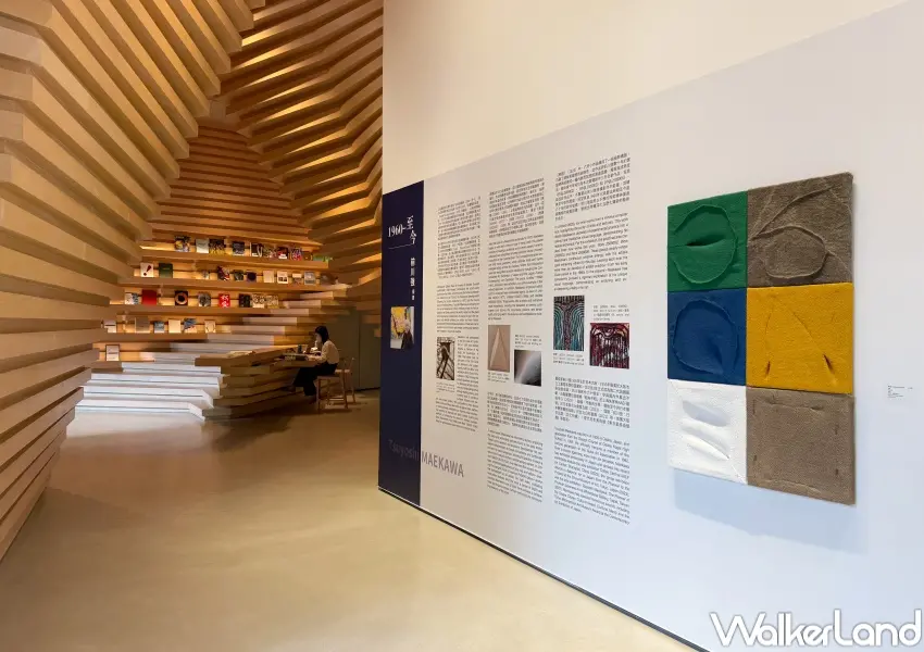▲台北免費展覽推薦！白石畫廊台北展出《前川強個展：1960－至今》，呈現跨越半世紀的具體派藝術。(攝影：鄭亦庭)