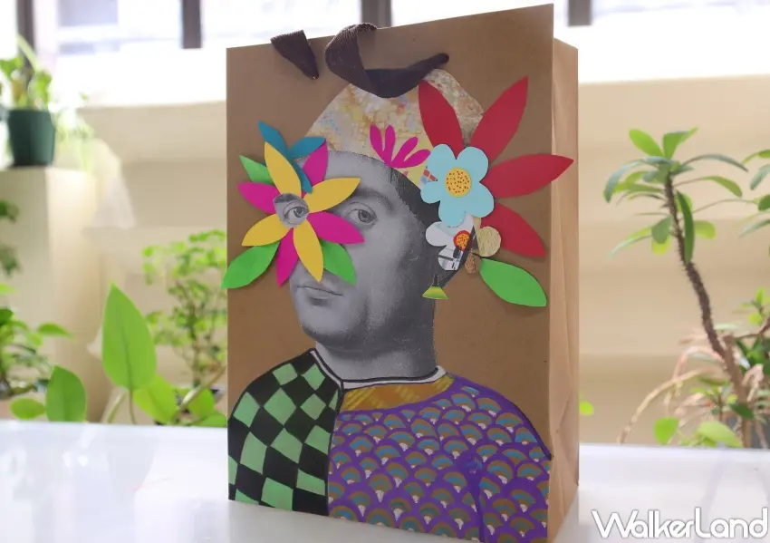 ▲高美館春節親子活動豐富多元，運用彩繪與剪紙等媒材，激發孩子對藝術美學的想像。