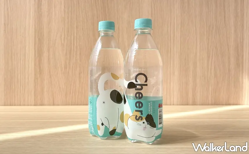 ▲泰山搶攻萌經濟，因應2月22日貓之日推出多款貓咪插畫限定包裝氣泡水。圖／泰山提供；窩客島整理