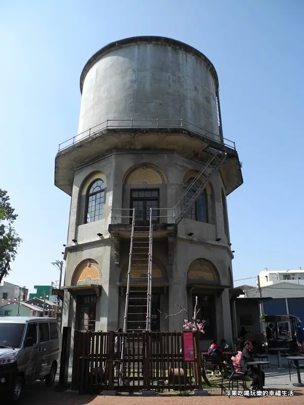 ▲雲林北港一日遊景點推薦！水道頭文化園區充滿日式風情的十角水塔、生態景觀池打卡點。