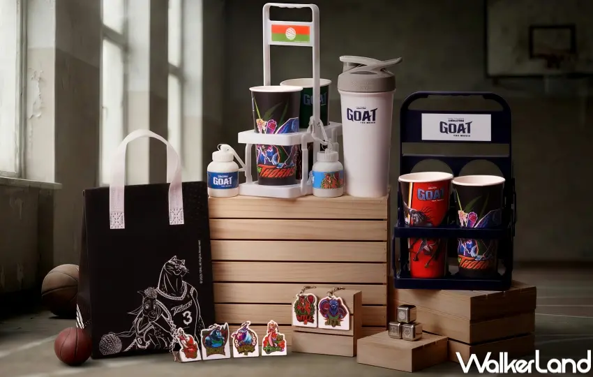 ▲特．好喝攜手GOAT山羊巔峰推出新春聯名企劃，結合機能茶飲與電影角色元素打造限定檔期。