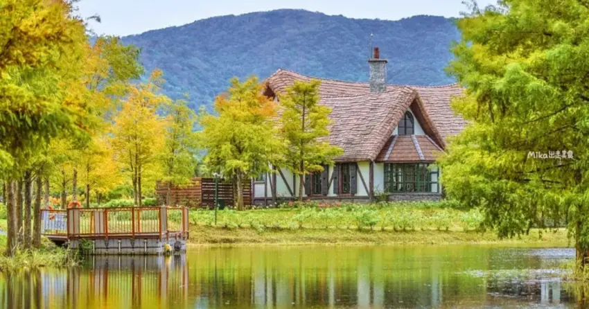 ▲花蓮近年新增不少打卡聖地，夢幻湖景宛如走入歐洲童話小鎮，是想拍出「偽出國」美照的必訪景點。