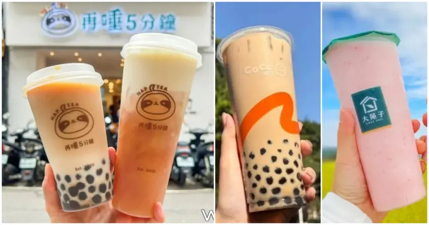 ▲春節喝飲料抽優惠!6大春節必喝CoCo 再睡5分鐘買一送一,免費喝八曜和茶 迷客夏 大苑子。