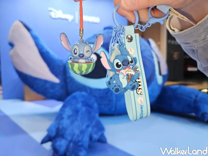 ▲MINISO快閃店滿額贈「史迪奇吃瓜瓜」掛飾，成為粉絲收藏重點紀念品。