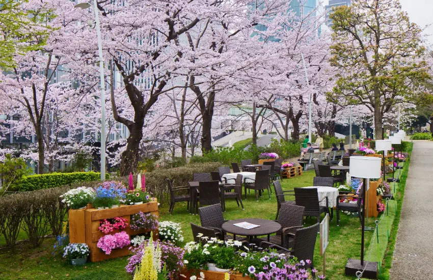 ▲今年最大亮點是由東京麗思卡爾頓飯店營運的期間限定戶外酒廊。