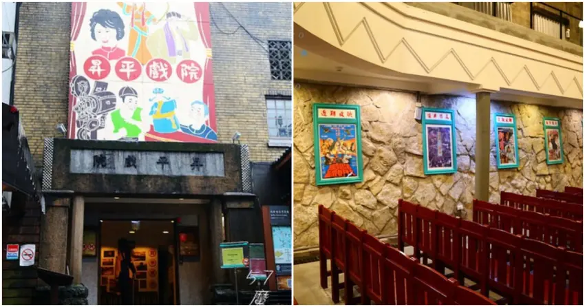 ▲手繪電影海報還原50年代的老派浪漫,坐在長條木椅上重溫當年的約會盛況,是九份最經典的懷舊拍照聖地。