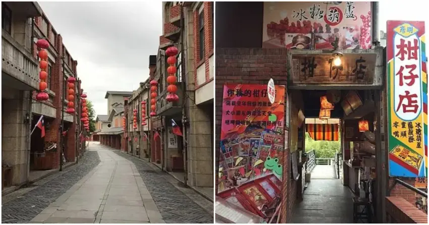 ▲漫步在「國立傳統藝術中心」紅磚老街,彷彿回到當年的廟口與巷弄;充滿人情味的古早味「柑仔店」更藏著經典的零食小吃,是全家走春必訪、長輩指名率最高的懷舊景點。