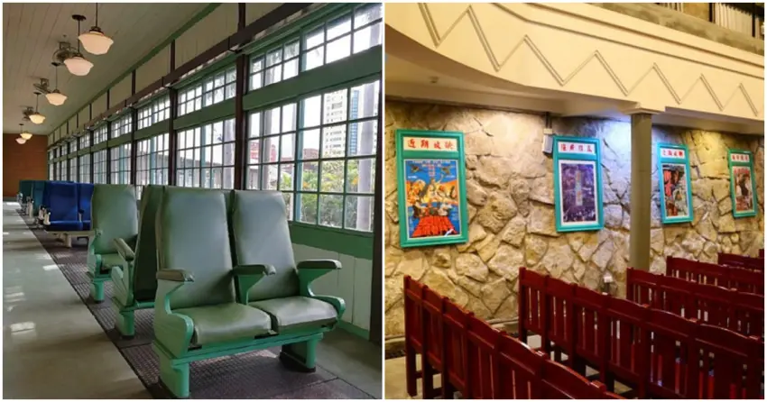 ▲承載無數返鄉與通勤記憶的復古車廂綠椅,以及情侶約會的浪漫戲院木椅,這些景點都乘載著長輩們的青春記憶。