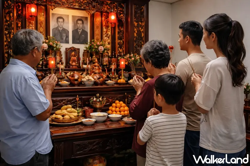 ▲除夕拜拜怎麼拜？掌握2月16日開運吉時與祭拜流程，這「8類穢物」沒丟超破財 / 圖：AI生成提供 窩客島整理