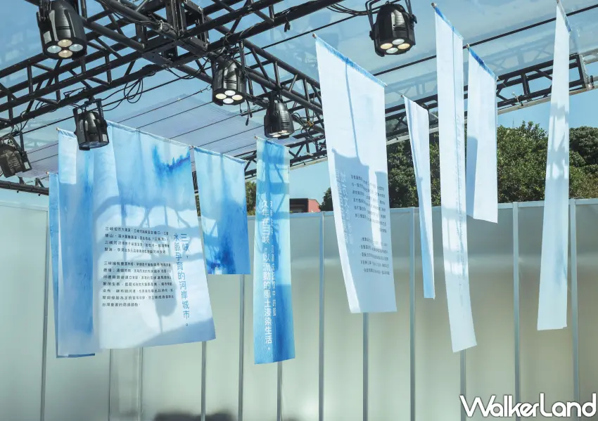 ▲久年植嶼微型特展，結合三峽藍染文化與植物裝置，重現百年風土的感官流轉。