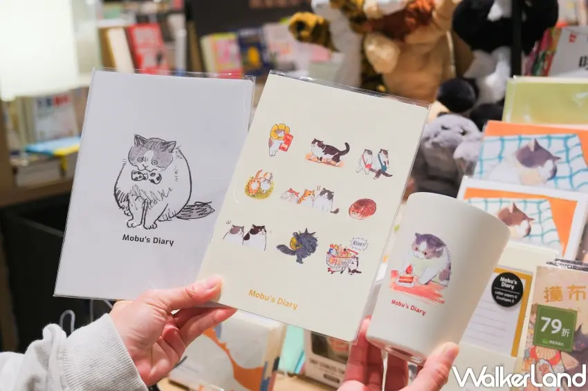 ▲博客來旗艦書店加碼Green Flash Mobus Diary與Tobimatsu Shoichiro聯名文具等。（攝影：張人尹）
