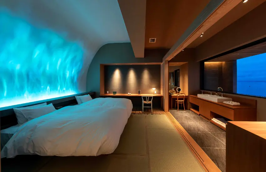 ▲旅館分為獨棟別館與本館兩大區域，提供多元的房型選擇。