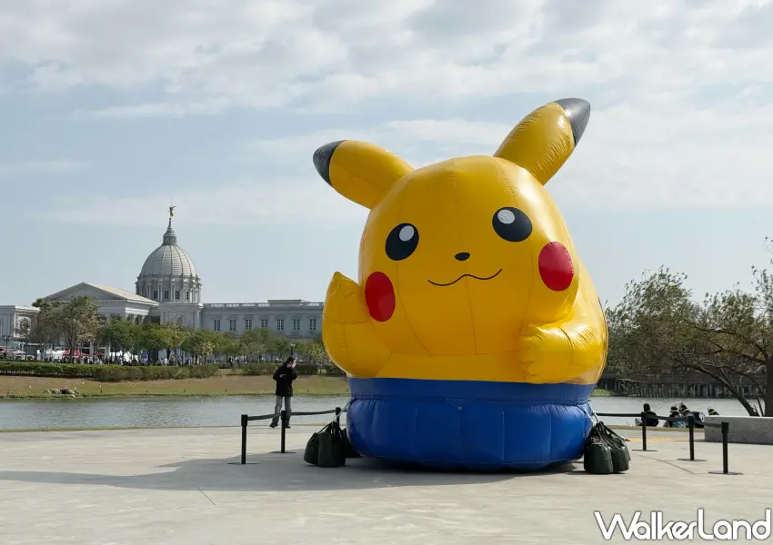 ▲Pokémon GO Tour台南免門票玩法！3大巨型皮卡丘、寶可夢打卡點，寶可夢鐵粉必拍。