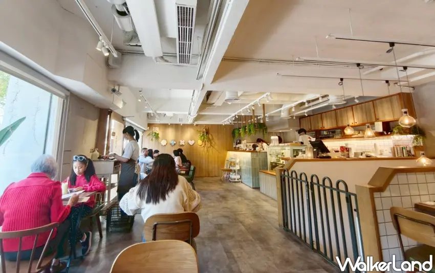 ▲「糀日和 Kouji Wafu Pasta」格局寬敞通透,每名饕客都能自在用餐。(攝影:楊婷雅)
