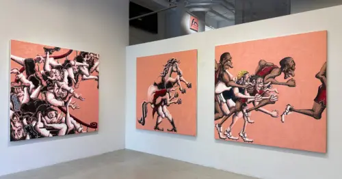 台北內湖展覽推薦！免門票逛英國藝術家威廉赫曼個展，近20幅諷刺畫免費拍。