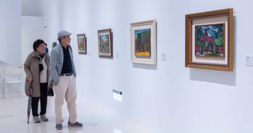 高雄展覽推薦必逛！高美館台灣美術史推手黃才郎個展，150件畫作完整公開。