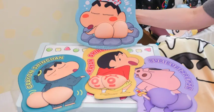 7-11蠟筆小新集點！81款蠟筆小新睡衣派對周邊，屁屁滑鼠墊 妮妮兔子玩偶必買。