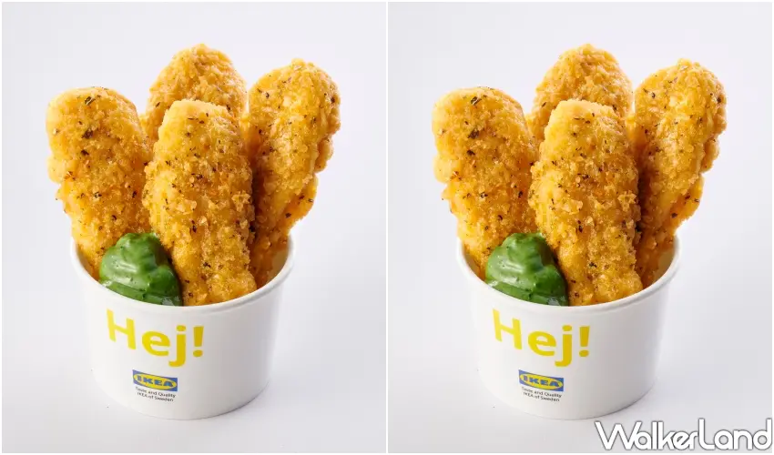 ▲新登場「檸檬雞柳佐翡翠凱薩醬」，外皮金黃酥脆並散發檸檬清香，搭配鹹香醬汁超涮嘴。