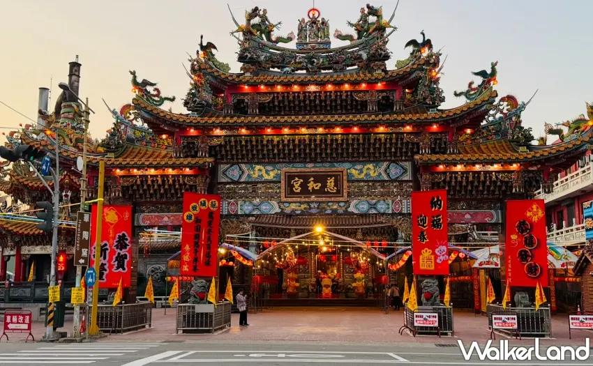 ▲慈和宮於2月28日下午舉辦「天官賜福迎財神踩街」慶典。 圖／慈和宮提供；窩客島整理