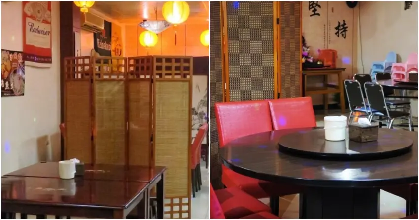 ▲仙悅居室內運用古樸屏風與暖黃燈籠，構築出如私人招待所般的靜謐氛圍，是一間能讓心境瞬間沉澱的雅緻餐館。