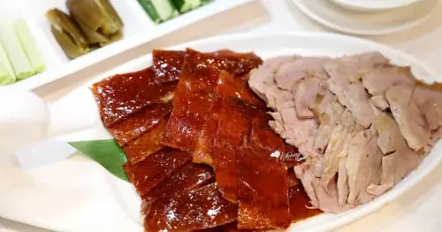 台北老爺明宮粵菜廳必吃片皮鴨，四十週年新裝潢星級港點超精緻。