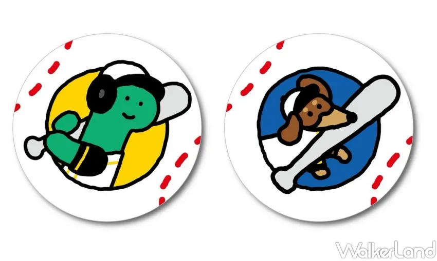 ▲JOGUMAN BASEBALL POP-UP推出徽章贈送與NT$120加價購活動。