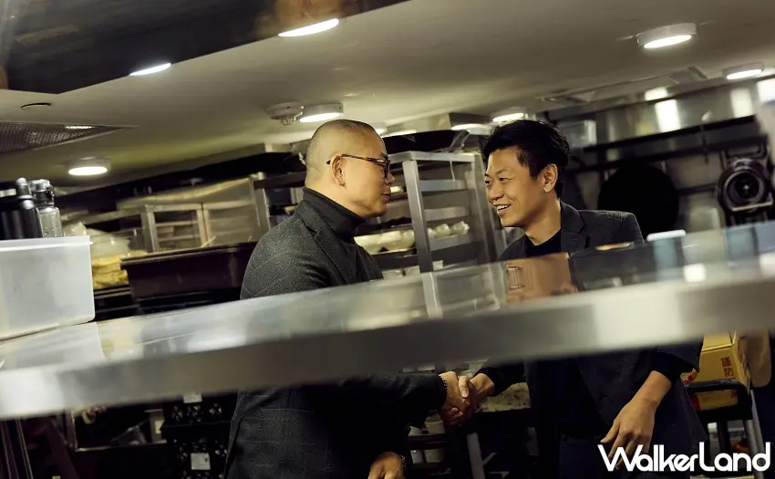 ▲國際名廚江振誠與饗賓集團董事長陳毅航攜手合作，共同打造台灣餐飲精品新標竿。圖／饗 A Joy提供；窩客島整理