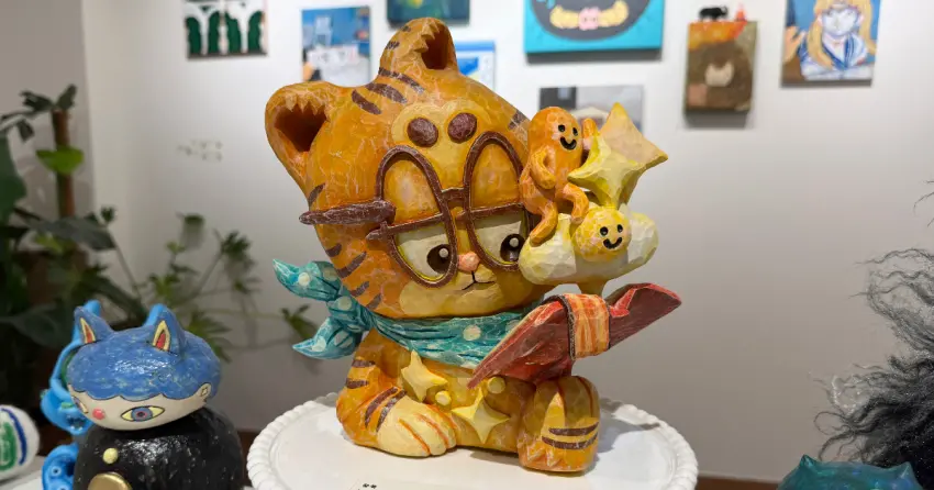 台北貓咪展貓奴必衝！台電大樓站Play Cat展免費逛，貓咪陶藝 貓咪娃娃超萌。